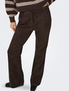 ONLY Weite Velours Hose Black Coffee