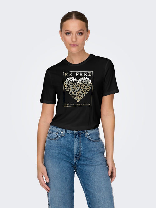 ONLY Modal T-Shirt Black Librarian