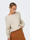 ONLY Pullover Ecru Melange