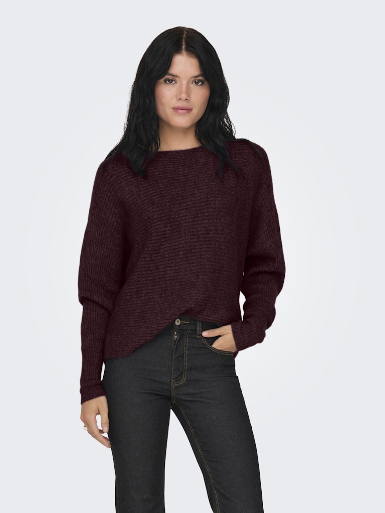 ONLY Pullover Mauve Wine Melange