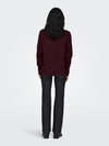 ONLY Pullover Mauve Wine Melange