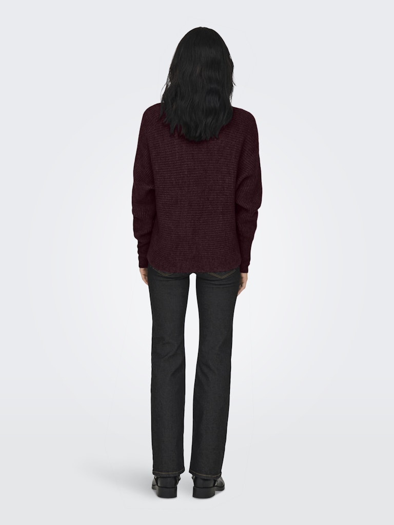 ONLY Pullover Mauve Wine Melange