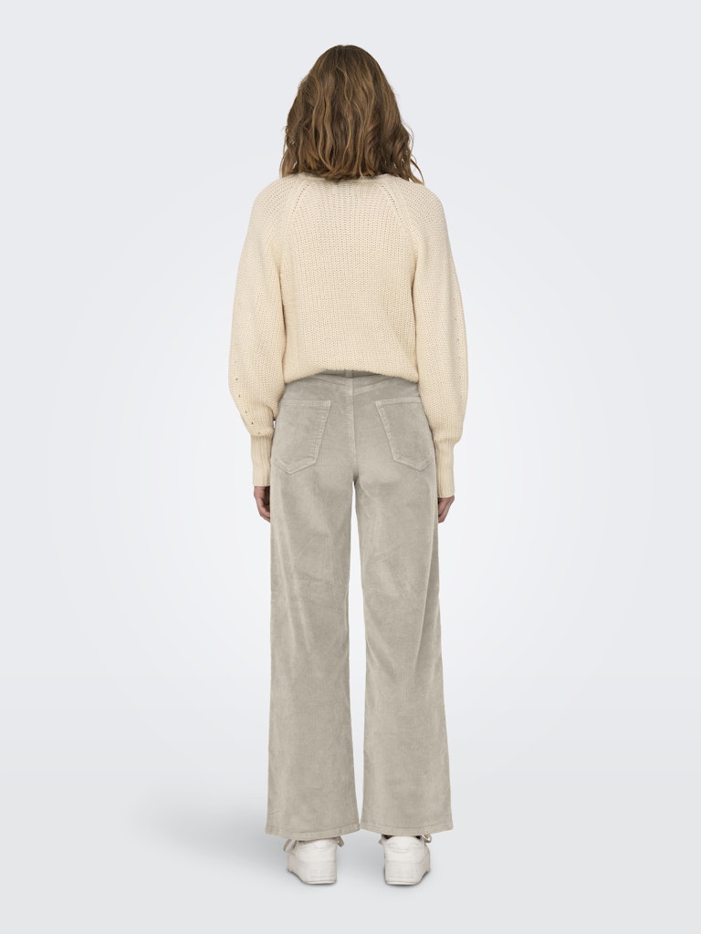 ONLY Wide Fit Cord Hose Oatmeal