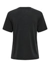 ONLY Modal Print T-Shirt Black Chic