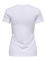 ONLY T-Shirt Bright White Cattitude