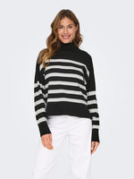 ONLY Highneck Pullover Black Clod Dancer