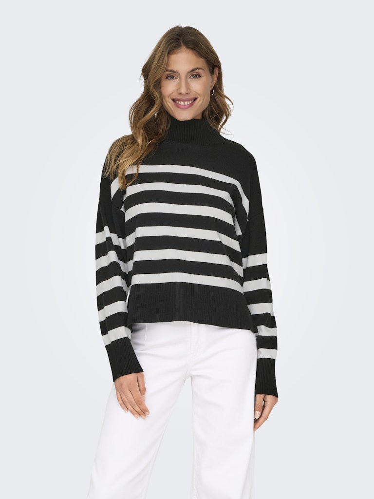 ONLY Highneck Pullover Black Clod Dancer