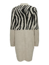 ONLY Cardigan Zebra Whitecap Gray Pirate Black