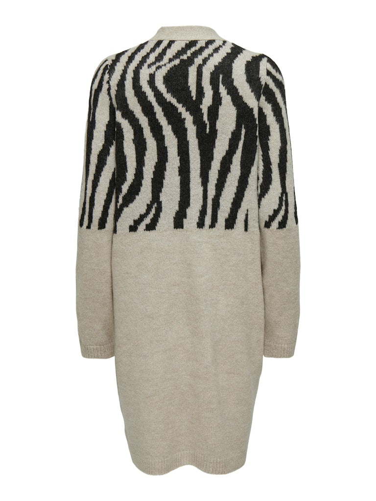 ONLY Cardigan Zebra Whitecap Gray Pirate Black