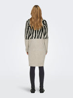 ONLY Cardigan Zebra Whitecap Gray Pirate Black