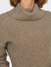 ONLY Rollkragen Pullover Malt Ball Melange