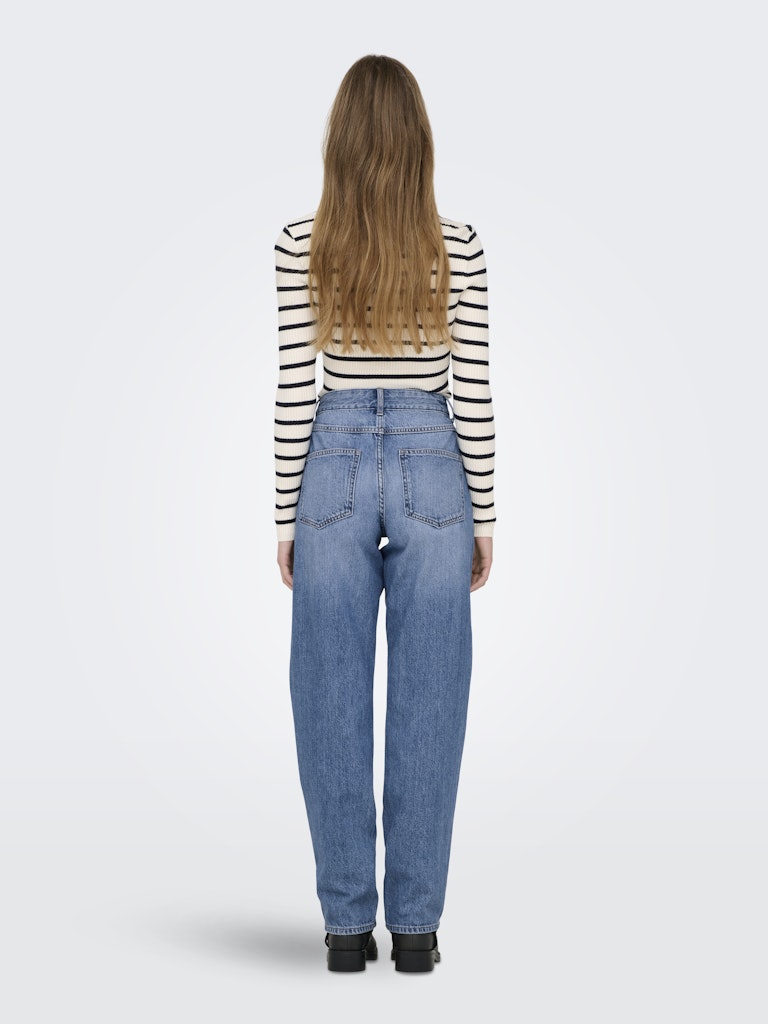 ONLY Mom Jeans Medium Blue Denim