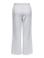 ONLY Weite Jogging Hose Light Grey Melange