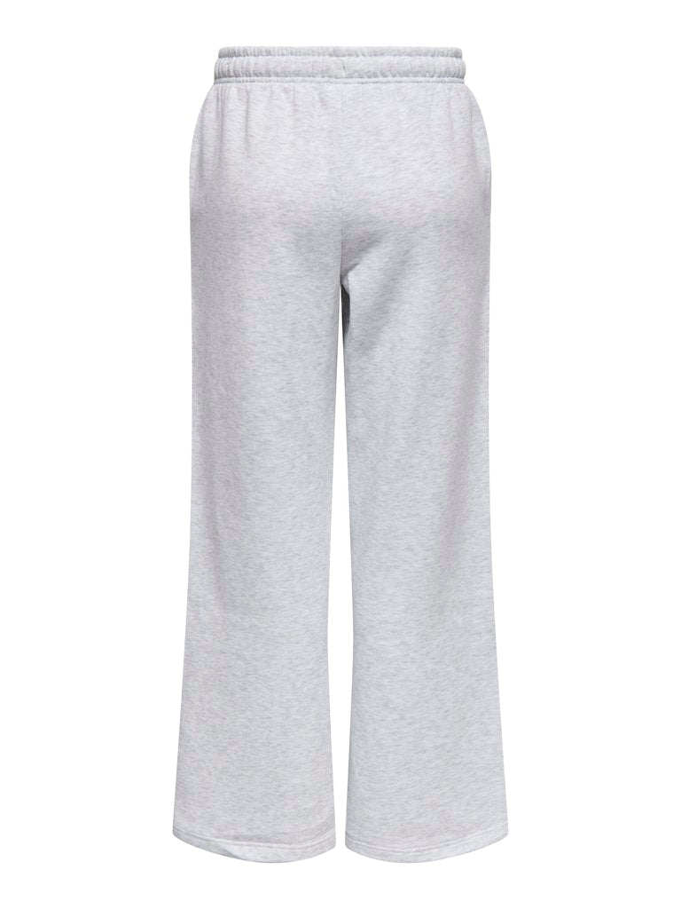 ONLY Weite Jogging Hose Light Grey Melange