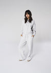 ONLY Weite Jogging Hose Light Grey Melange