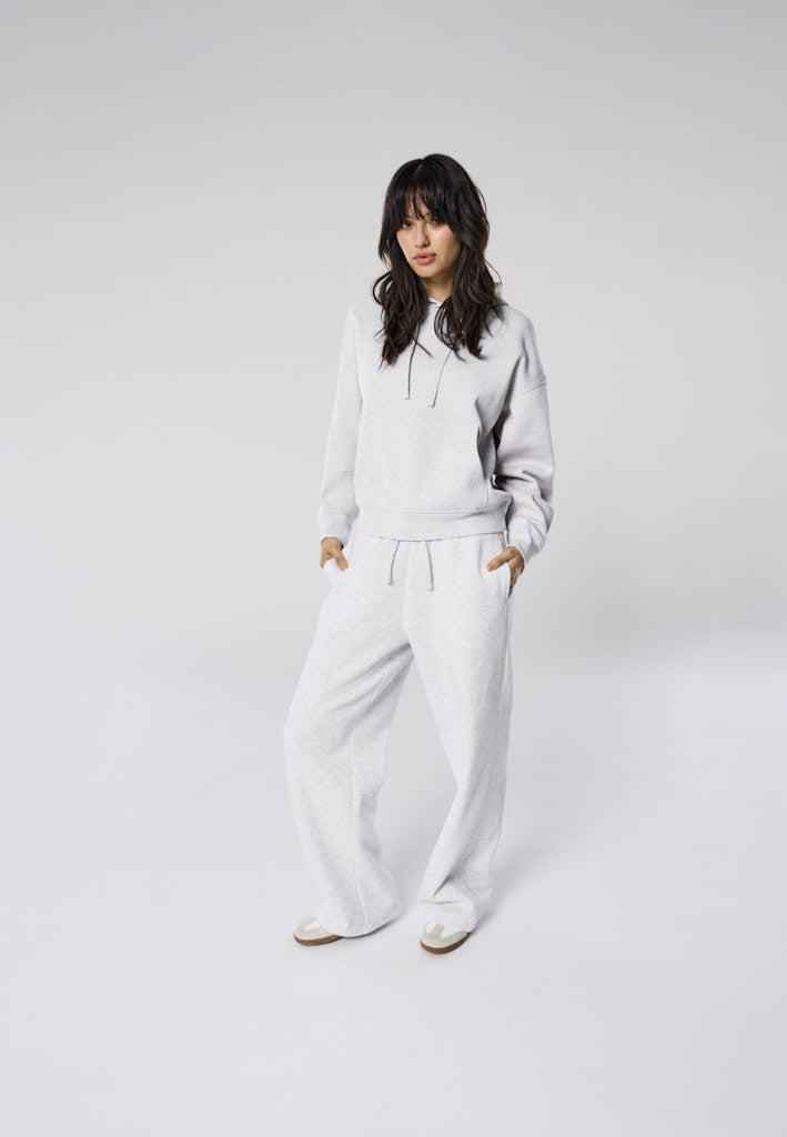ONLY Weite Jogging Hose Light Grey Melange