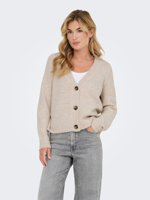 ONLY Cardigan Whitecap Gray Melange