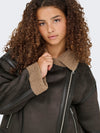 ONLY Oversize Jacke Chocolate Torte