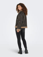 ONLY Oversize Jacke Chocolate Torte