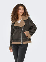 ONLY Oversize Jacke Chocolate Torte