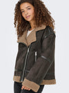 ONLY Oversize Jacke Chocolate Torte