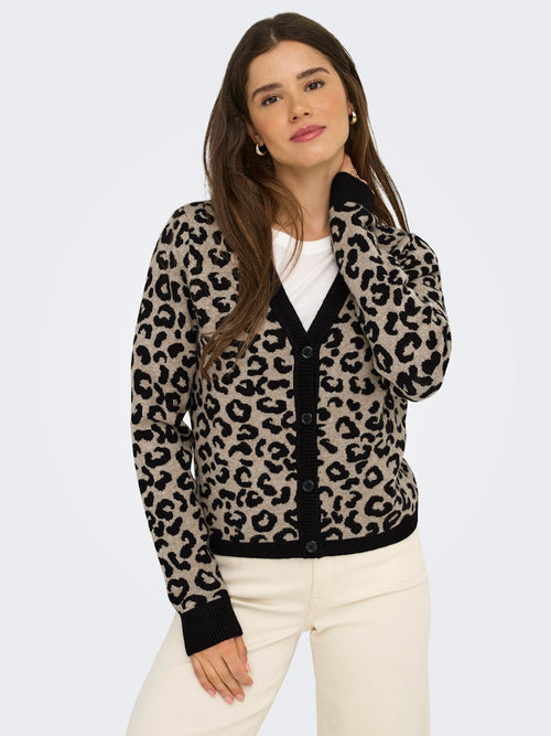 ONLY Leo Strick Cardigan Black Trench