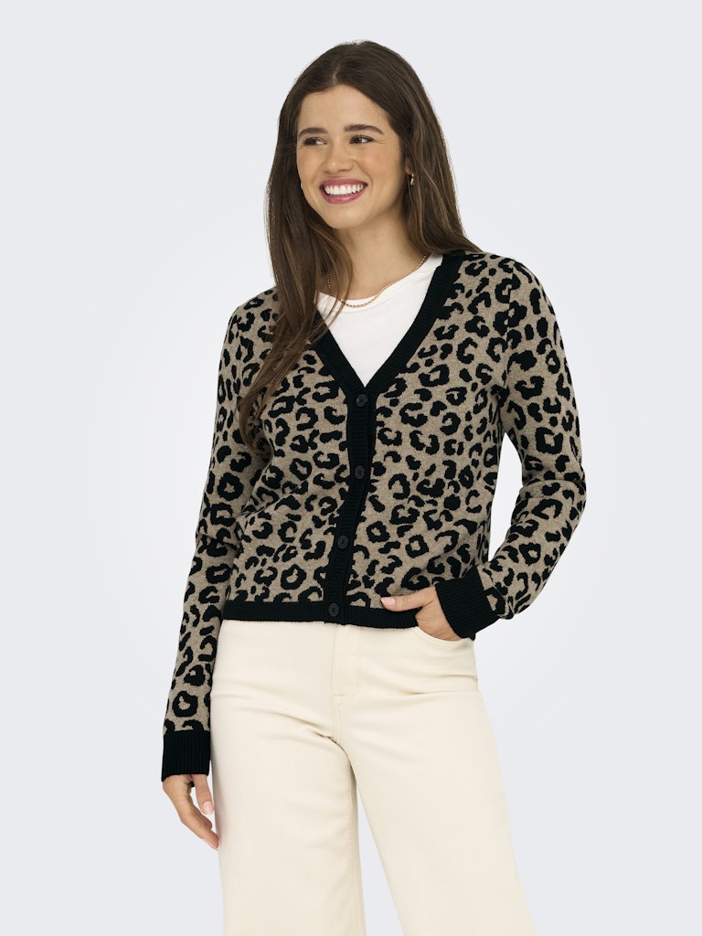 ONLY Leo Strick Cardigan Black Trench