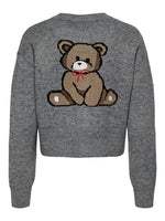 ONLY Teddy Strickjacke Medium Grey