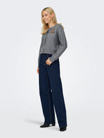 ONLY Teddy Strickjacke Medium Grey