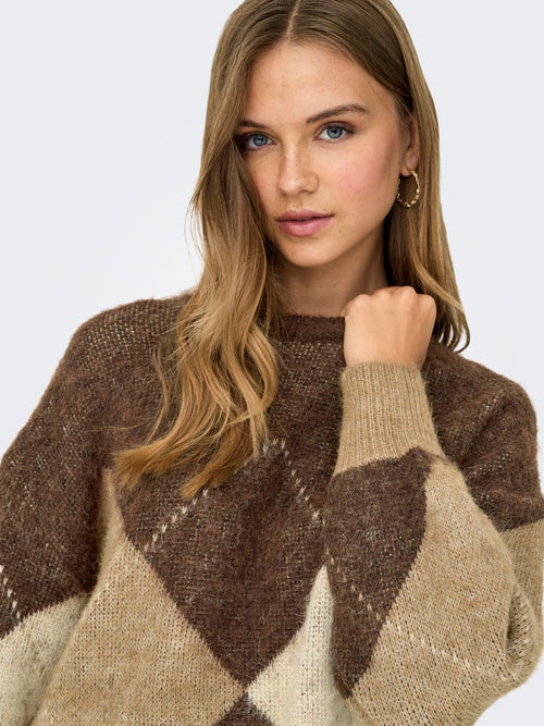 ONLY Pullover Chestnut