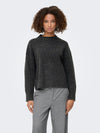 ONLY Pullover Dark Grey Melange