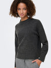 ONLY Pullover Dark Grey Melange
