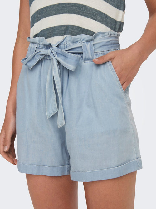 ONLY Shorts Light Blue Denim