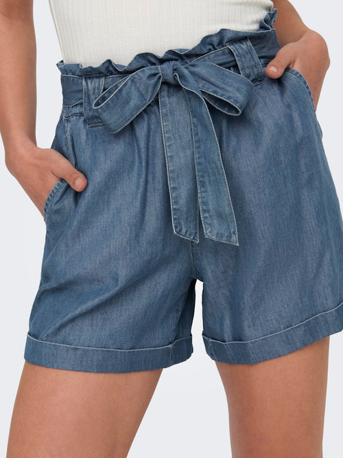 ONLY Shorts Medium Blue Denim
