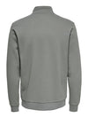 ONLY & SONS Half Zip Sweatshirt Castor Gray