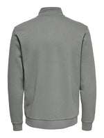 ONLY & SONS Half Zip Sweatshirt Castor Gray