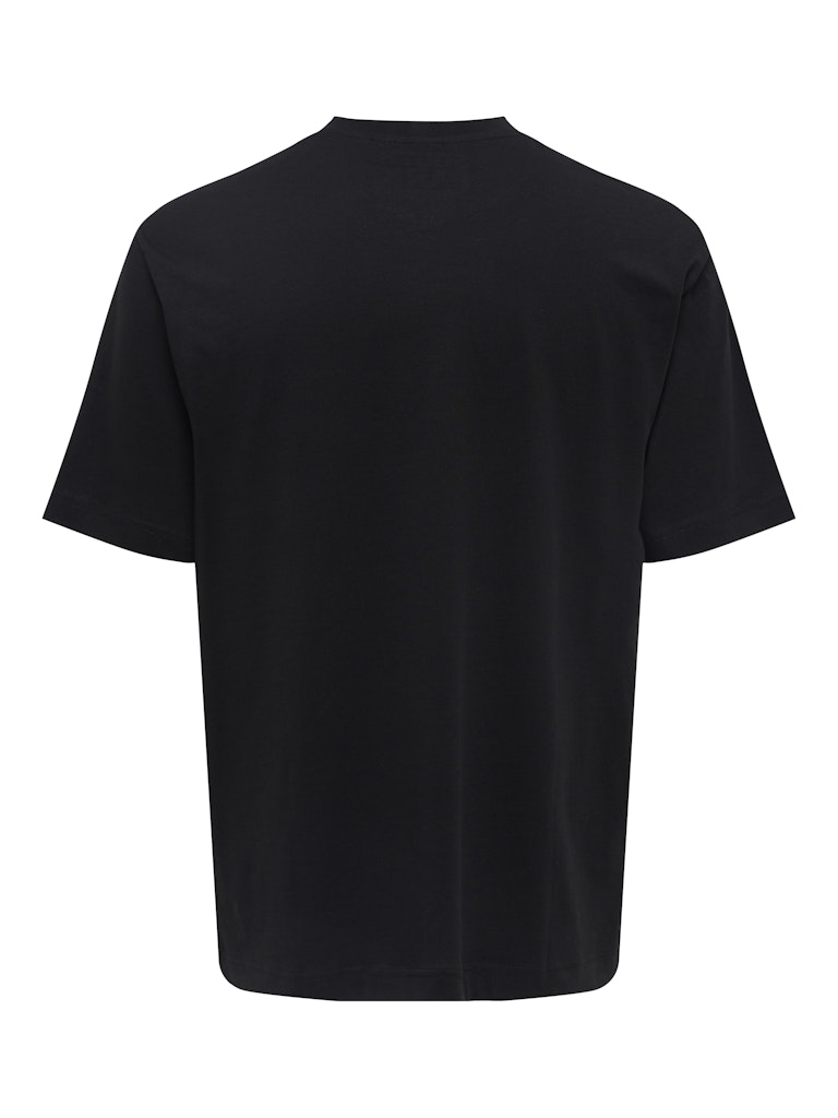 ONLY & SONS Front Print T-Shirt Black