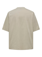 ONLY & SONS Basic Oversize T-Shirt Silver Lining