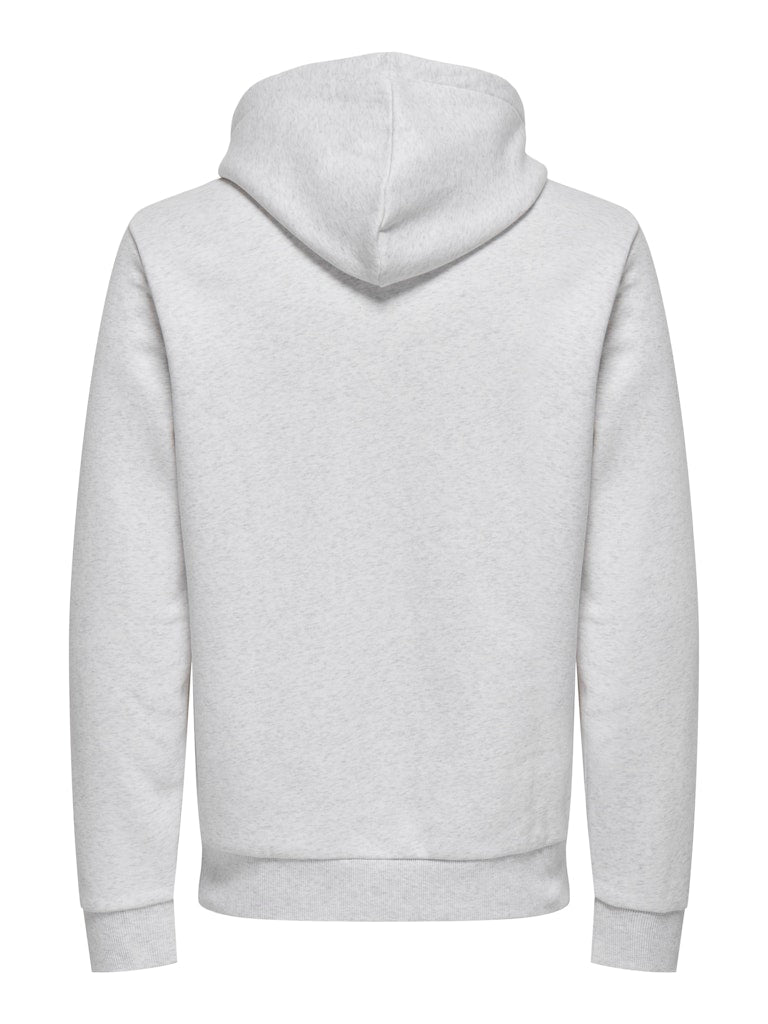 ONLY & SONS Sweatshirt Super Light Grey Melange