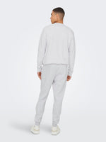 ONLY & SONS Jogginghose Super Light Grey Melange