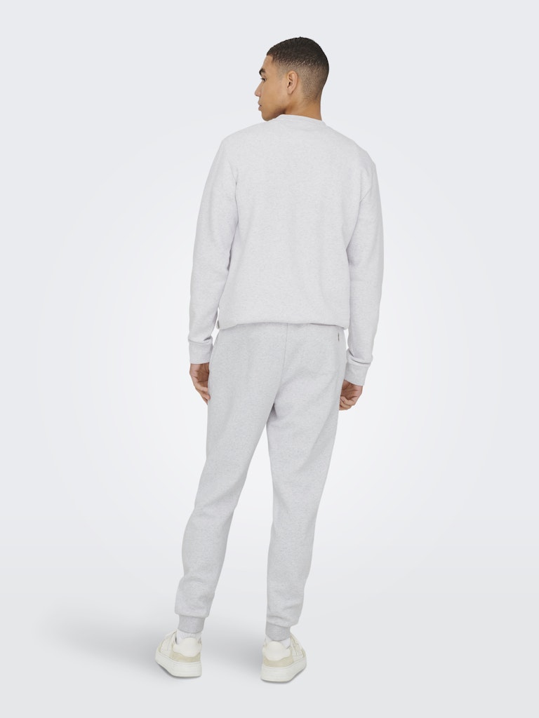 ONLY & SONS Jogginghose Super Light Grey Melange