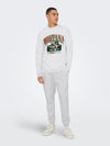 ONLY & SONS Jogginghose Super Light Grey Melange