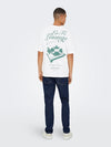 ONLY & SONS Backprint Shirt Bright White Lounge