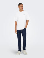ONLY & SONS Backprint Shirt Bright White Lounge