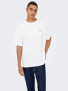 ONLY & SONS Backprint Shirt Bright White Lounge