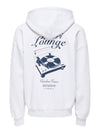 ONLY & SONS Backprint Hoodie Super Light Grey