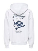 ONLY & SONS Backprint Hoodie Super Light Grey