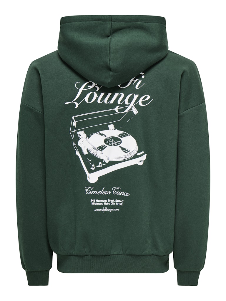 ONLY & SONS Backprint Hoodie Pine Grove