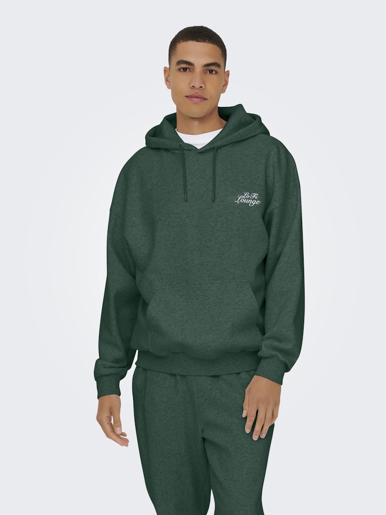 ONLY & SONS Backprint Hoodie Pine Grove