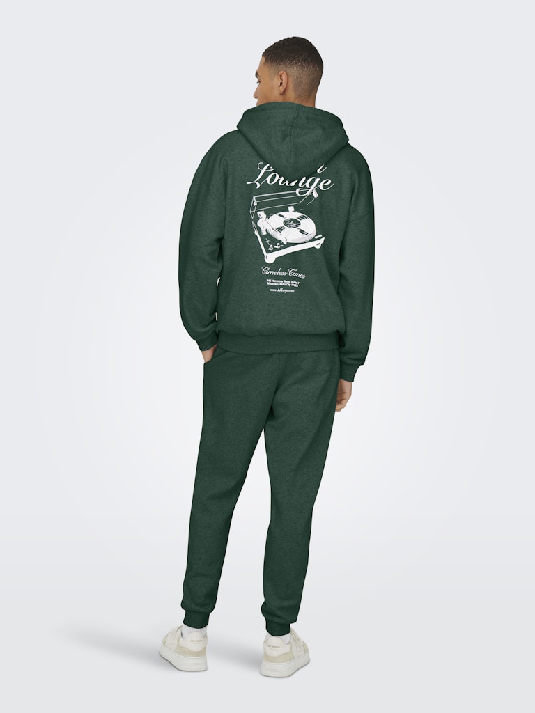 ONLY & SONS Backprint Hoodie Pine Grove